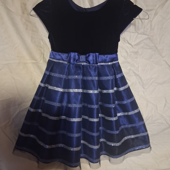 Jona Michelle Other - Jona Michelle Navy and Black Striped Kids Dress